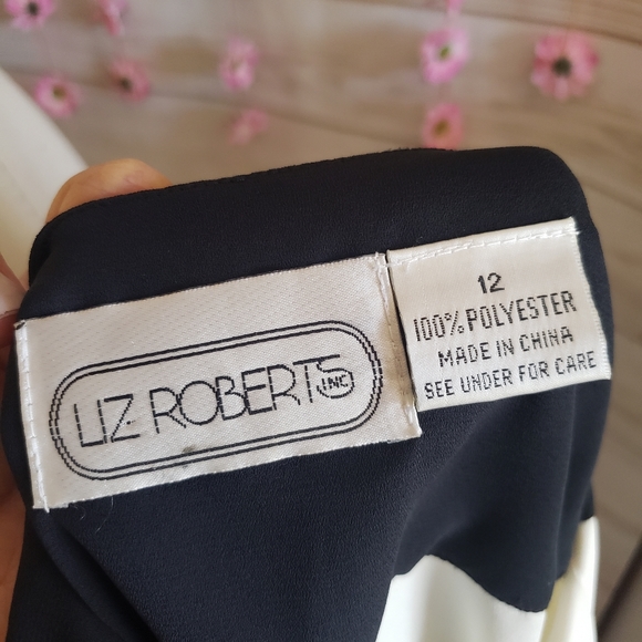 Vintage Liz Roberts size 12 long sleeve - Picture 3 of 3